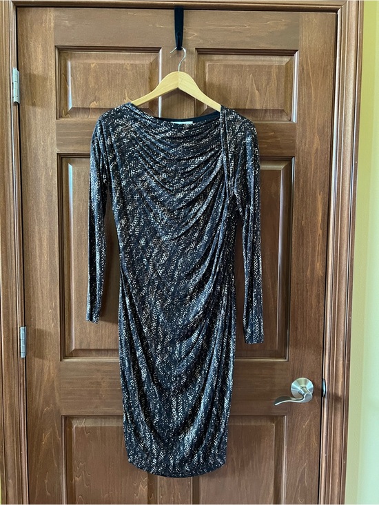 MaxMara Dresses & Skirts - MaxMara Dress Snakeskin Tessuto Italian Jersey Brown Tan Size 14 (44)